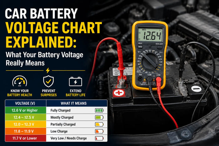 Car Battery Voltage Chart Explained: What Your Battery Voltage Really Means
