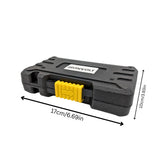 IRONVOLT lug nut remover carry case dimension diagram showing 17 cm width and 10 cm depth.