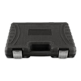 Closed black carry case with two metal latches for the IRONVOLT 94-piece socket set.